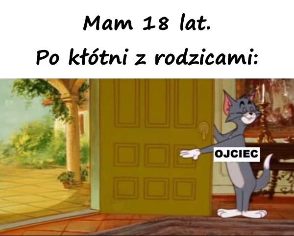 Mam 18 lat. Po kłótni z rodzicami