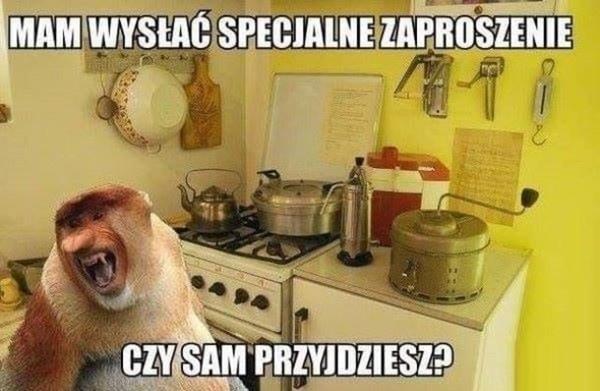 Mam wysłać specjalne zaproszenie, czy sam przyjdziesz