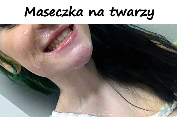 Maseczka na twarzy