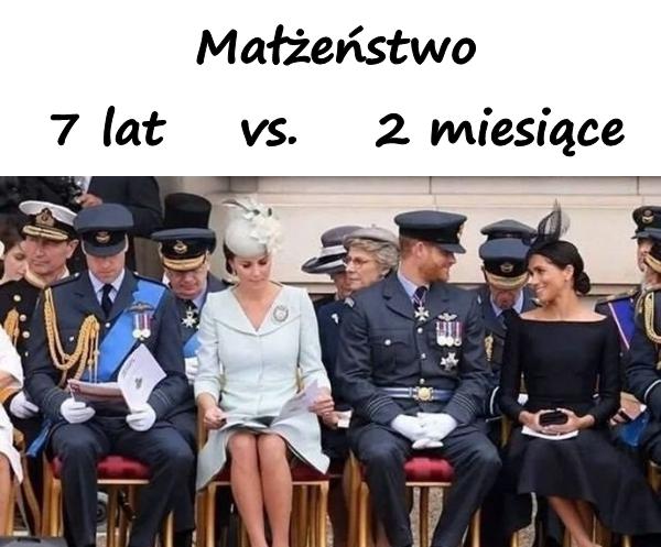 Małżeństwo 7 lat vs. 2 miesiące