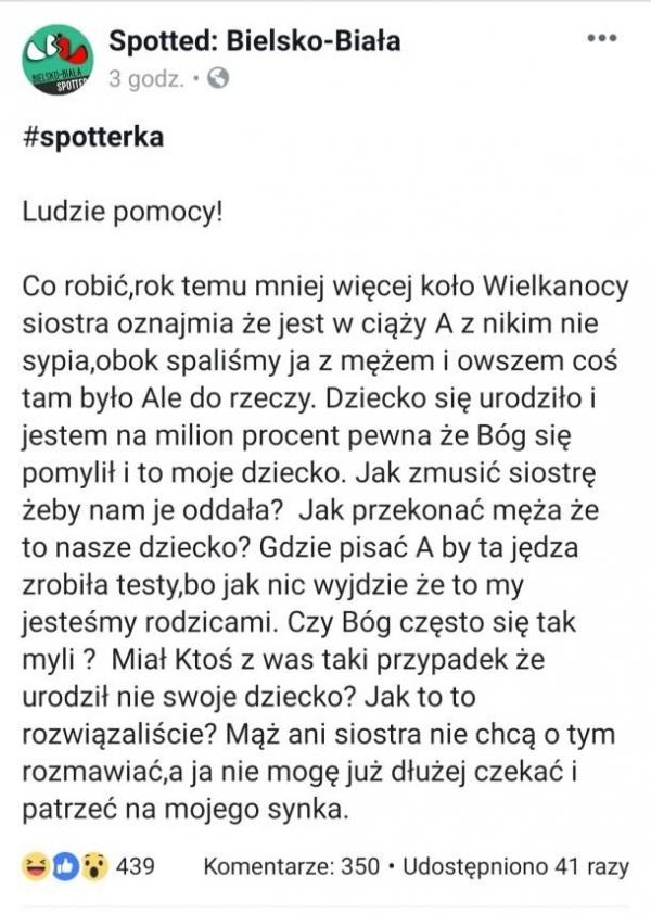 Miał ktoś z was taki przypadek, że urodził nie swoje