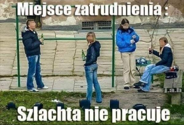 Miejsce zatrudnienia? Szlachta nie pracuje