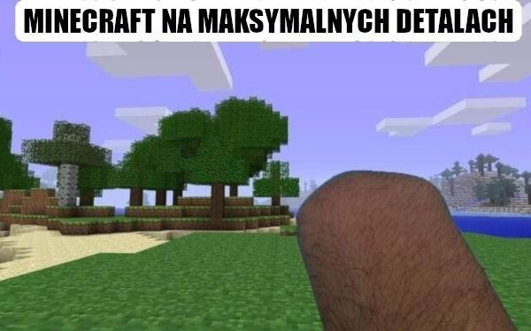 Minecraft na maksymalnych detalach