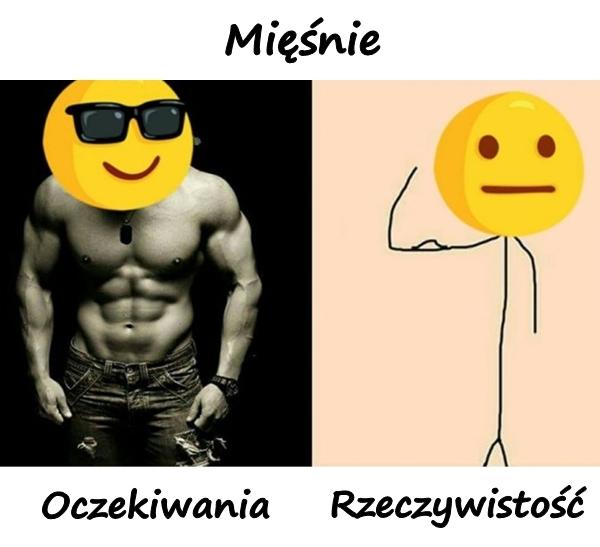 Mięśnie - oczekiwania a rzeczywistość