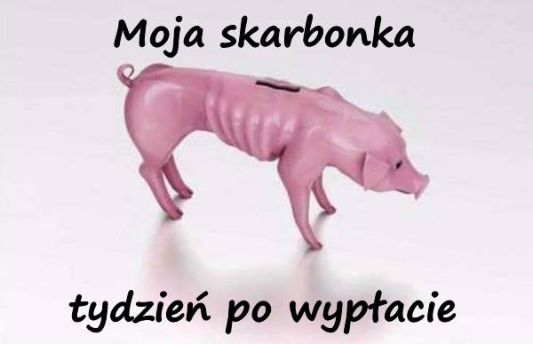 Moja skarbonka, tydzień po wypłacie