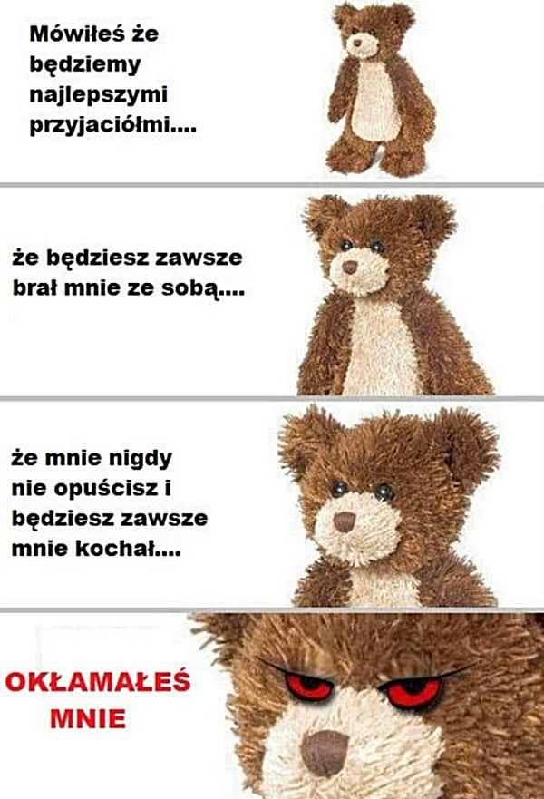 Mówiłeś, że będziemy najlepszymi przyjaciółmi, że będziesz