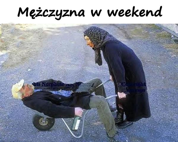 Mężczyzna w weekend