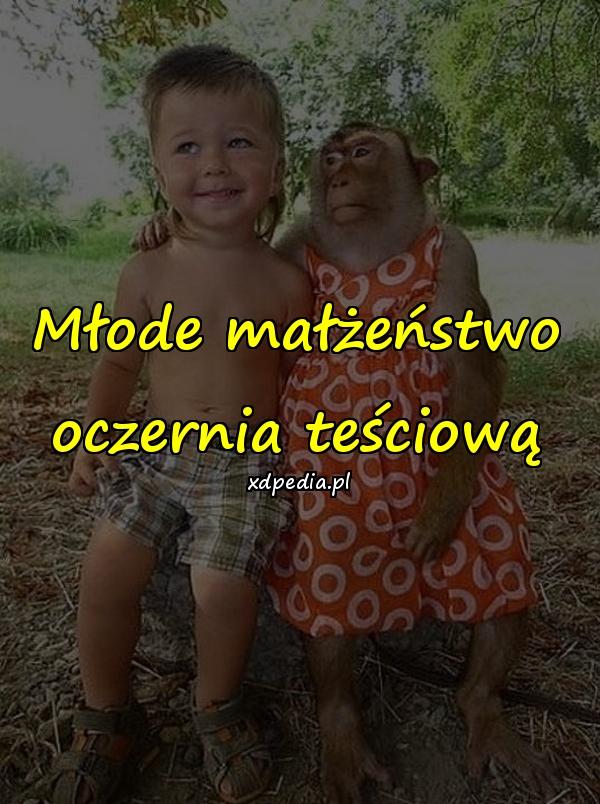 Młode małżeństwo oczernia teściową