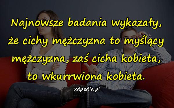 Najnowsze badania wykazały, że cichy mężczyzna to myślący