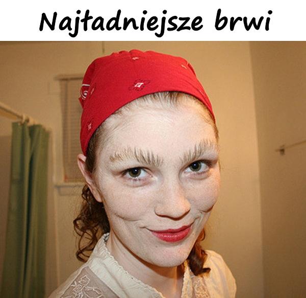 Najładniejsze brwi