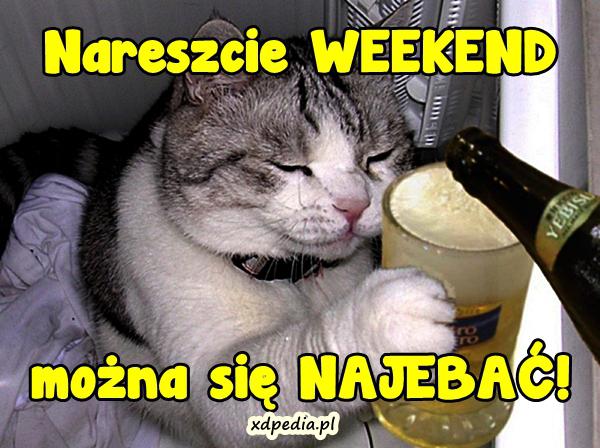 Nareszcie WEEKEND, można się NAJEBAĆ