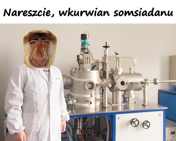 Nareszcie, wkurwian somsiadanu