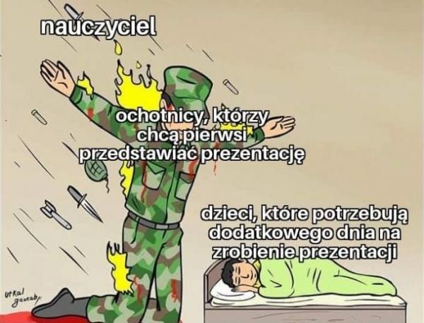 Nauczyciel. Ochotnicy, którzy chcą pierwsi przedstawić