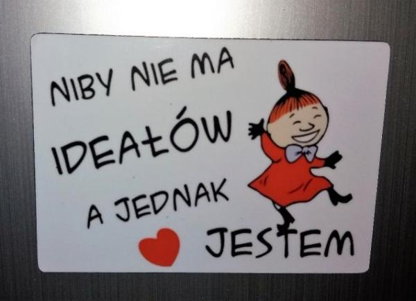 Niby nie ma ideałów a jednak jestem