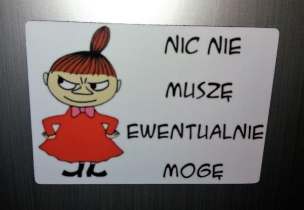 Nic nie musze ewentualnie moge