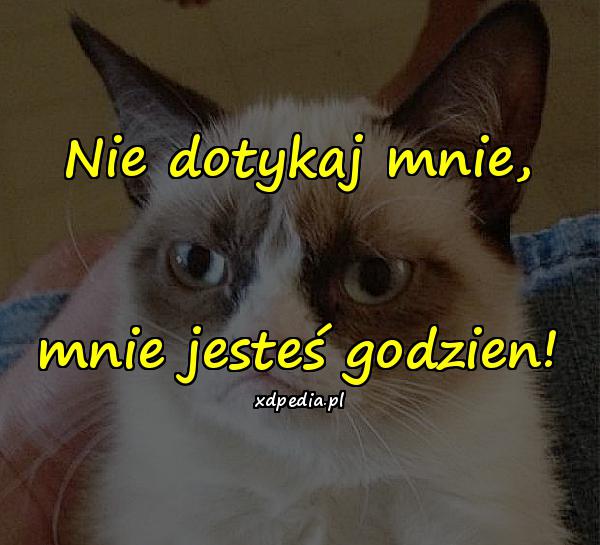 Nie dotykaj mnie, mnie jesteś godzien