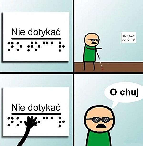 Nie dotykać