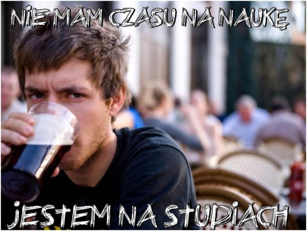 Nie mam czasu na naukę jestem na studiach