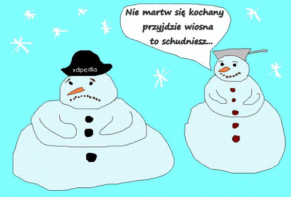 Nie martw się kochany przyjdzie wiosna to schudniesz