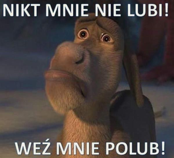 Nikt mnie nie lubi! Weź mnie polub