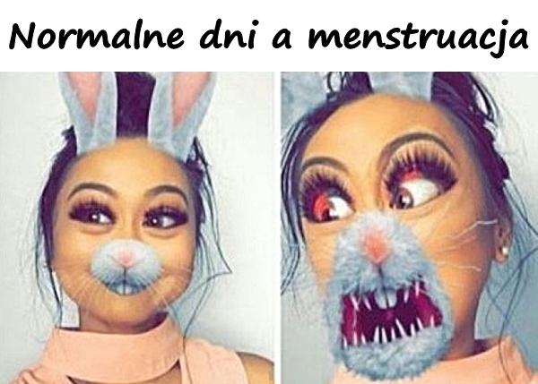 Normalne dni a menstruacja