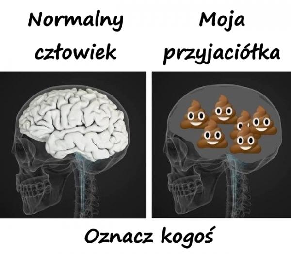 Normalny człowiek i moja przyjaciółka. Oznacz kogoś