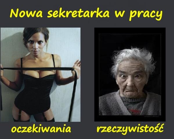 Nowa sekretarka w pracy