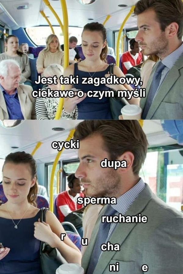 O czym myślą faceci