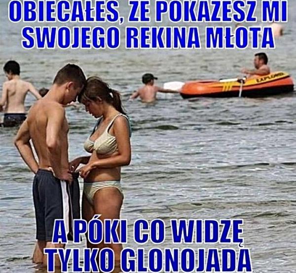 Obiecałeś że pokażesz mi swojego rekina młota. A póki co