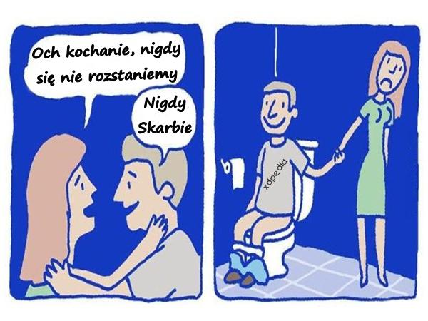 - Och kochanie, nigdy się nie rozstaniemy - Nigdy Skarbie