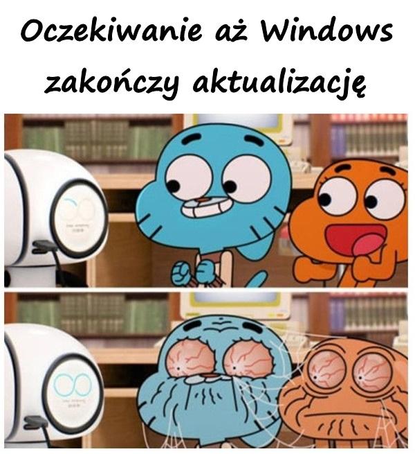 Oczekiwanie aż Windows zakończy aktualizację