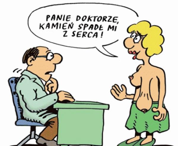 Panie doktorze spad mi kamień z serca