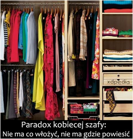 Paradoks kobiecej szafy: Nie ma co włożyć, nie ma gdzie