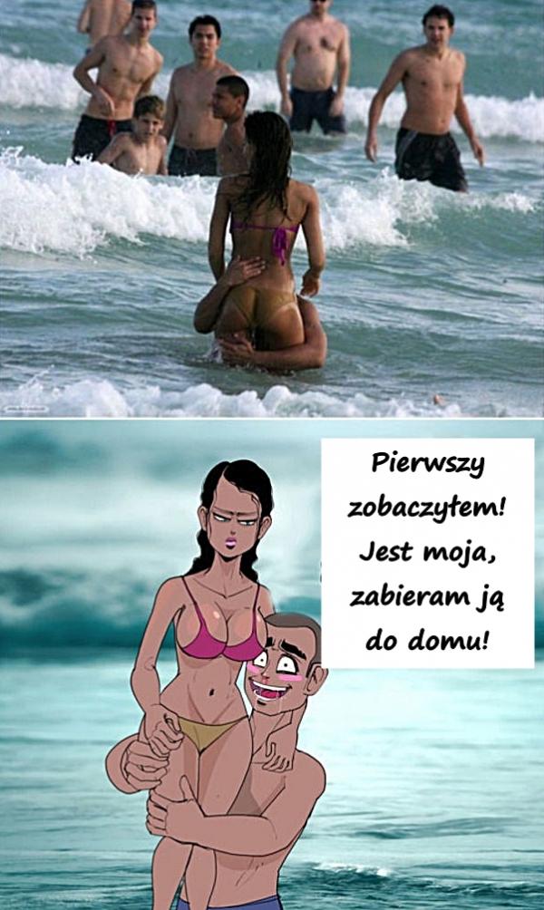 Pierwszy zobaczyłem! Jest moja, zabieram ją do domu