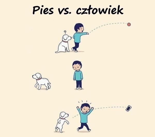 Pies vs. człowiek