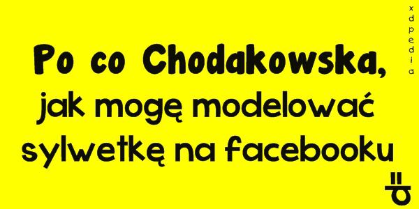 Po co Chodakowska, jak mogę modelować sylwetkę na facebooku