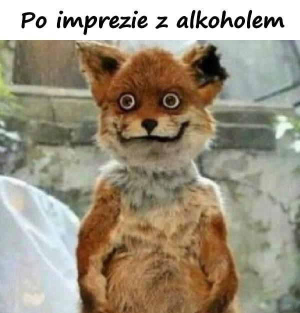 Po imprezie z alkoholem