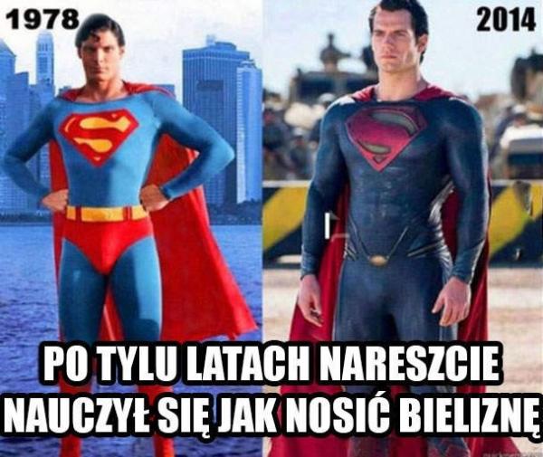 Po tylu latach nareszcie nauczył się jak nosić bieliznę