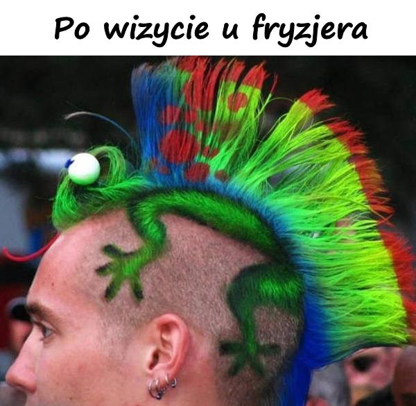 Po wizycie u fryzjera