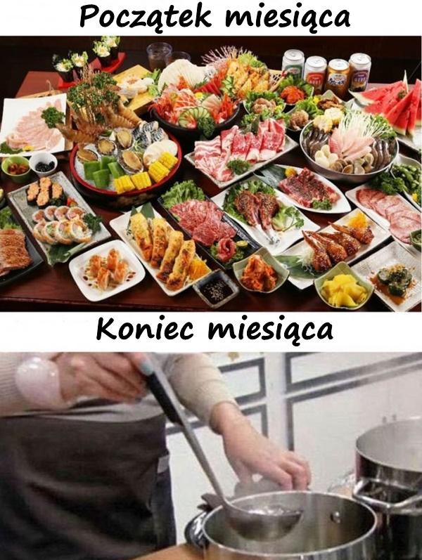 Początek i koniec miesiąca