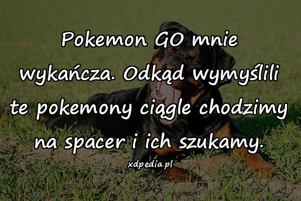 Pokemon GO mnie wykańcza. Odkąd wymyślili te pokemony