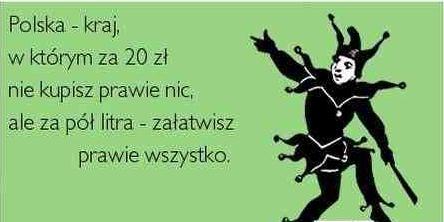 Polska - kraj, w którym za 20 zł nie kupisz prawie nic, ale