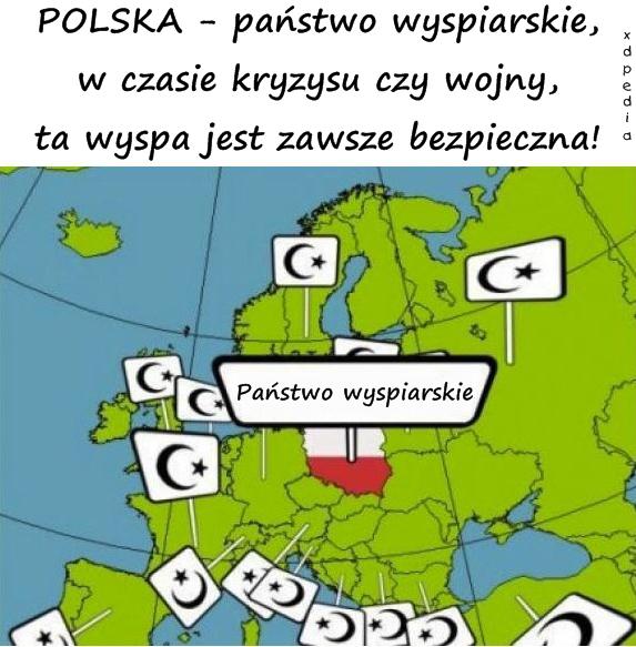 POLSKA - państwo wyspiarskie, w czasie kryzysu czy wojny