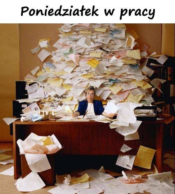 Poniedziałek w pracy