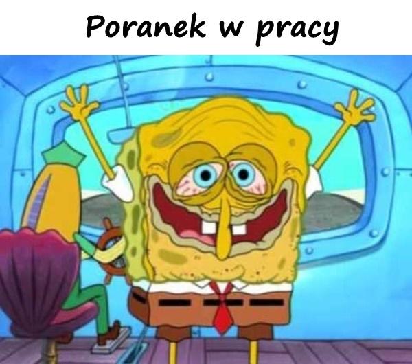 Poranek w pracy