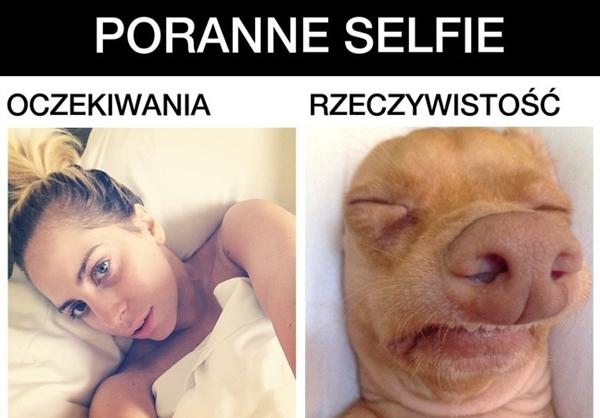 Poranne selfie