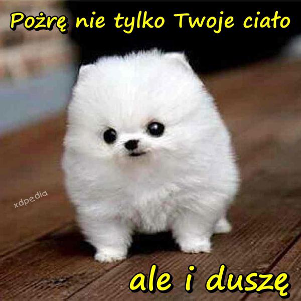 Pożrę nie tylko Twoje ciało ale i duszę