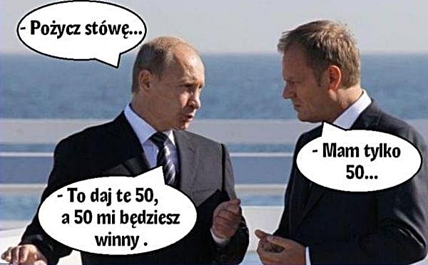 - Pożycz stówkę - Mam tylko 50... - to daj te 50, a 50 mi