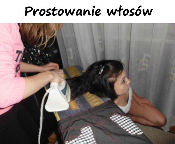 Prostowanie włosów