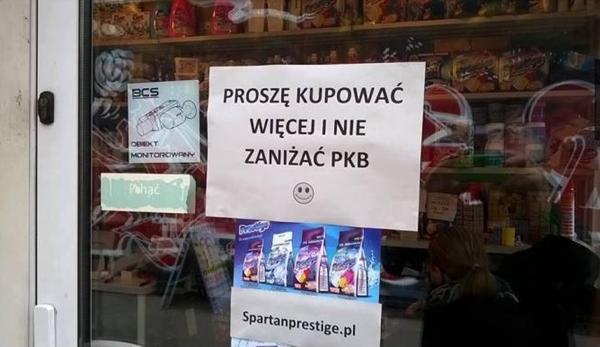 Proszę kupować więcej i nie zaniżać PKB